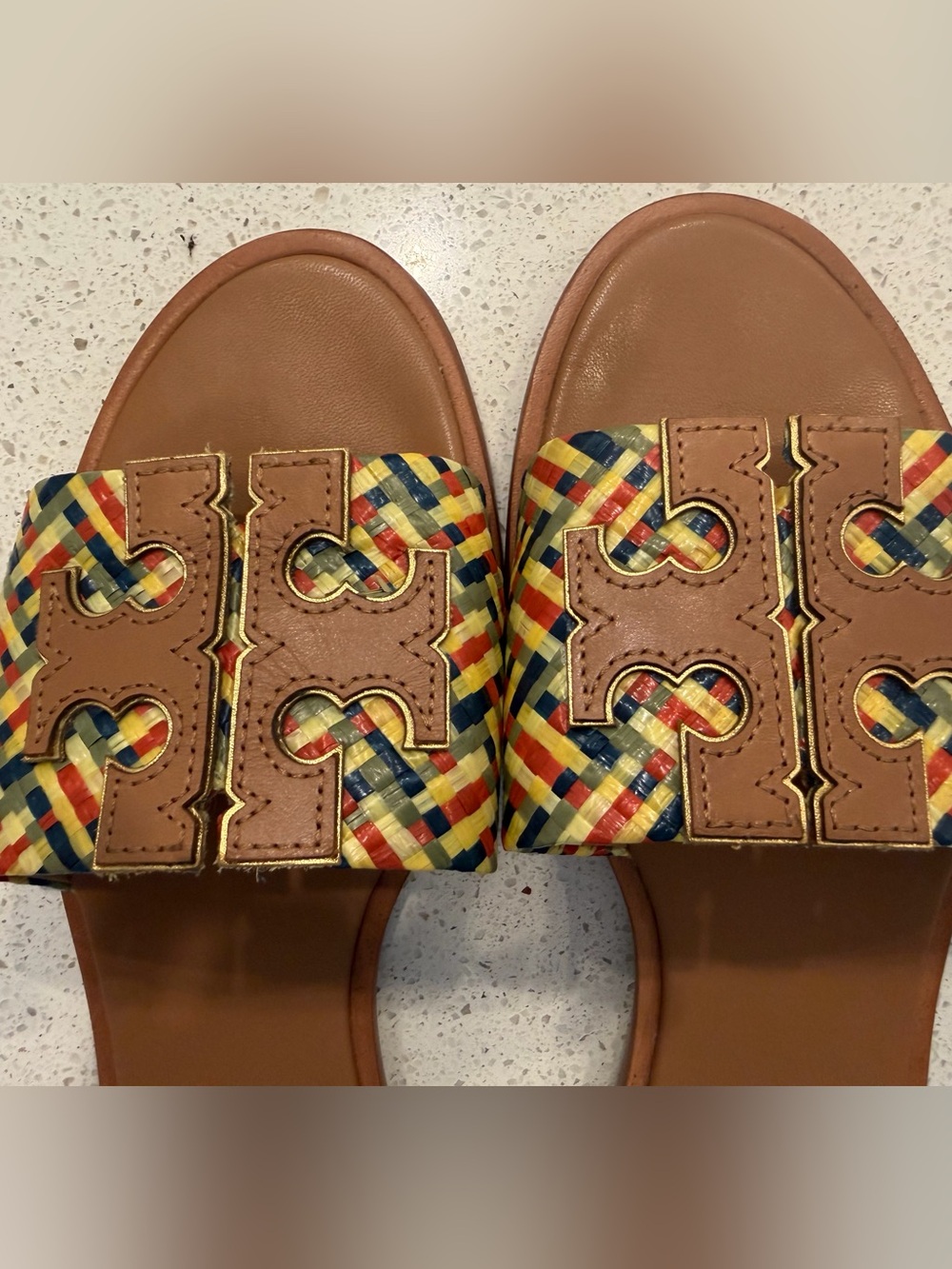 Tory Burch Ines Multicolor Woven Raffia
Flat Slide - Picture 6 of 6